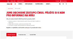 Desktop Screenshot of cmss-oz.cz